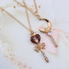 Girl Crystal Cosplay Pendant Necklace Cosplay Props Necklace Anime For Sailor Moon Loving Magic Wand Accessories - Image 5