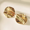 Circular Pleated Ear Clips Without Pierced for Women Personalized Design Irregular Punk Metal Earrings Party Jewelry - Image 3