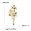 Enamel Plum Blossom Pin for Women Unisex Pearl Branch Brooch Office Party Friend Gifts Jewelry Accessories - Image 7