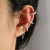 3Pcs/set C Shape Rhinestone Zircon Ear Clip Earring for Women Simple Tassel Geometry No Piercing Ear Cuff Party Jewelry Gift - Image 10