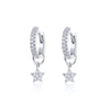 Crmya Cute Cubic Zirconia CZ Gold Silver Plated Hoop Drop Earrings For Women Dangle Earring Jewelry - Image 12