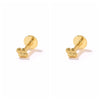 2pcs Silver Zirconia Labret Lip Ring Tragus Cartilage Piercing Stud Earrings for Women Men Earring Jewelry - Image 7