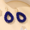 Small Earrings National Flag Colors Water Drop Earrings for Women Handmade Beads Crystal Earrings Gift Jewelry - Image 21