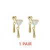 Y2k Crystal Fake Piercing Ear Cuff Earrings For Women Simple Zirconia 2000s Aesthetic Ear Cartilage Earing Chic Jewelry - Image 9