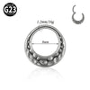 1PC Titanium Meteorite Crater Style Nose Rings Septum Hoop Crescent-Shaped Cartilage Tragus Helix Earring Piercing Body Jewelry - Image 8