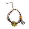 Handwoven Ceramic Sun Bracelet with Adjustable Cord - Image 13