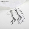 Gothic Simulation Antler Drop Earrings for Women Men Punk Black Metal Geometric Animal Earrings Christmas Jewelry Gifts - Image 6