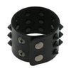 Green Black Punk Spike Bracelet 90s Wide Leather Bracelets for Women Men Goth Girl Cuff Bangle Studded Wristband Jewelry - Image 3