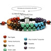 Chakra Treatment Crystal Bracelet Yoga Stone Adjustable Beads Bracelet Meditation Relaxation Women's Bracele - Image 5