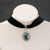 1pcs Retro Gothic Carved Oval Flower Pendant Necklace Suitable for Women's Daily Wear Banquet Party Jewelry Gifts - Image 4