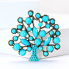 Enamel Fortune Tree Brooches for Women Unisex Pearl Plant Pins Casual Party Accessories Gifts Friends Decoration - Image 5