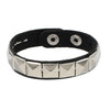 PU Leather Studded Bracelet Punk Bracelet Adjustable Goth Cuff Bracelet Gothic Rivet Buckle Wristband for Men Women - Image 17