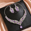 Ladies' Design Necklace Earrings Jewelry Set Suitable for Daily Wear, Wedding Parties, Holiday Gifts - Image 34