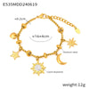 Heart Moon Star Drop Pendant Women Stainless Steel Bracelets Zircon Wedding Banquet Charm African Bracelet Jewelry - Image 15
