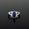 1 PC The Vampire Diaries Rings Elena Gilbert Daylight Rings Vintage Crystal Ring With Blue Lapis Jewelry Movies Cosplay - Image 3