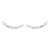 Silver Color Gold Plated Climber Earrings for Women Smooth Piercing Women's Stud Earrings Jewelry - Image 18