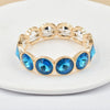 crystal bracelet For Women colorful Geometric rhinestone square elastic thread red white pink bracelet boho style - Image 13