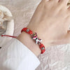 Woven Butterfly Flower Cord Bracelet with Adjustable Length - Image 23