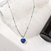 Thermochromic Mood Monitor Heart Pendant Necklace Color Change As Emperature Women Girls Clavicle Chain Necklaces Lover Jewelry - Image 7