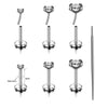 Seven-Piece Stainless Steel Flat-Back Labret Stud Set with 16G 18G or 20G Options - Image 7