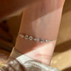 Silver Multi Shape Cut Zircon Bracelets Oval Round Rectangle Crystal Thin Link Wrist Chain for Women Jewelry - Image 2