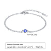 Silver Color Anklet Bracelets for Women Stainless Steel Layered Cuban Chain Herringbone Anklets Summer Beach Gift - Image 15