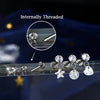 4pcs 16G 18G Threaded Earrings Studs Labret Lip Studs Steel CZ Zircon Nose Rings Ear Lip Piericing - Image 3