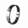Braided Leather and Stainless Steel Bracelet with 21 cm Length - Image 7