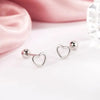 Korean Silver Needle Tragus Piercing Helix Studs Earrings for Women 2Pcs Butterfly Heart Ear Piercing Body Jewelry - Image 22