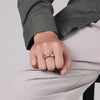 Stainless steel Language Rings for Unisex Accessories Jewelry - Image 5