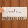 24 Pcs Vintage Hoop Earrings Set for Women Boho Metal Circle Geometric Twist Pearl Studs Earrings Jewelry Gifts - Image 10