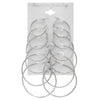 12pcs/lot Women's Hoop Earrings Gold Color Round Large Earrings Set Loop Earrings Novia - Image 7