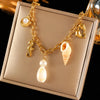 316L Stainless Steel Metal Double Chain Starfish Shells Pendant Necklace Pvd Plated Jewelry Women - Image 12