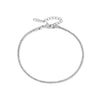 Elegant Office Chic Adjustable Twisted Chain Stainless Steel Anklet Silver Color Female Work Dating Statement - Image 4