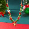 Christmas Tree Snowman Cane Wreath Snowflake Reindeer Sleigh Bell Pendant Necklace For Women Men Holiday Choker Jewelry Gifts - Image 6