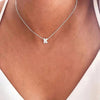 Silver Color Bubble Letter Necklace for Women Ballon Initials Necklaces Stainless Steel Chain Birthday Gifts Monther's Day Gifts - Image 1