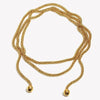 Stainless Steel Simple Multipile Layers Chain Necklace for Men Women Gold Plated Round Ball Pendant Necklace Statement Jewel - Image 8