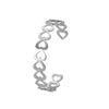 Stainless Steel Feather Shape Bangle Bracelets Jewelry - Image 20