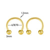 2Pcs Stainless Steel Crystal CZ Tragus Piercing Helix Studs Earrings For Women Girls Hoop Nose Ring Body Piercing Jewelry - Image 8