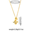 316L Stainless Steel Moon Star Zircon Necklace For Women Temperament Versatile Jewelry Gifts Daily - Image 7
