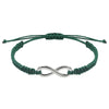 Handmade Wax Cord Braided Bracelet Lover Infinity Bracelet - Image 7