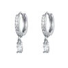 Crmya Cute Cubic Zirconia CZ Gold Silver Plated Hoop Drop Earrings For Women Dangle Earring Jewelry - Image 54