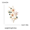 Enamel Plum Blossom Pin for Women Unisex Pearl Branch Brooch Office Party Friend Gifts Jewelry Accessories - Image 5