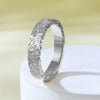 Textured Stainless Steel Band Ring in Gold-Tone or Silver-Tone - Image 7
