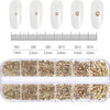100/50cm Long Crystal Chain Nail Charms 1.5/2mm Shinying Clear/AB Diamond Nail Art Metal Steel French Manicure Crystal - Image 20