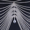 Stonefans Sexy Luxury Bling Long Multlayer Dress Belt Crystal Chain Wedding Bridal for Women Pendant Bikini Jewelry Gift