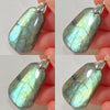 Pink Labradorite Pendant Irregular Shape Bead Stone Purple Necklace for Men Women - Image 43
