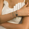 Five-Piece Resin Bead Bracelet Set with Round Charms and Elastic Bands - Image 28