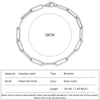 Classic Snake Chain Bracelets for Women Stainless Steel Cuban Chain Bracelet Woman Gifts Jewelry - Image 12