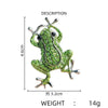 Ctue Rhinestone Frog Brooches for Women Lovely Vivid Animal Alloy Brooch Pin Men Suit Coat Accessory Jewelry Gifts - Image 14